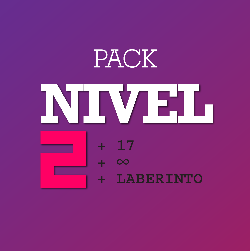 Pack Nivel 2 Completo - Módulos: Laberinto, 17 y ∞