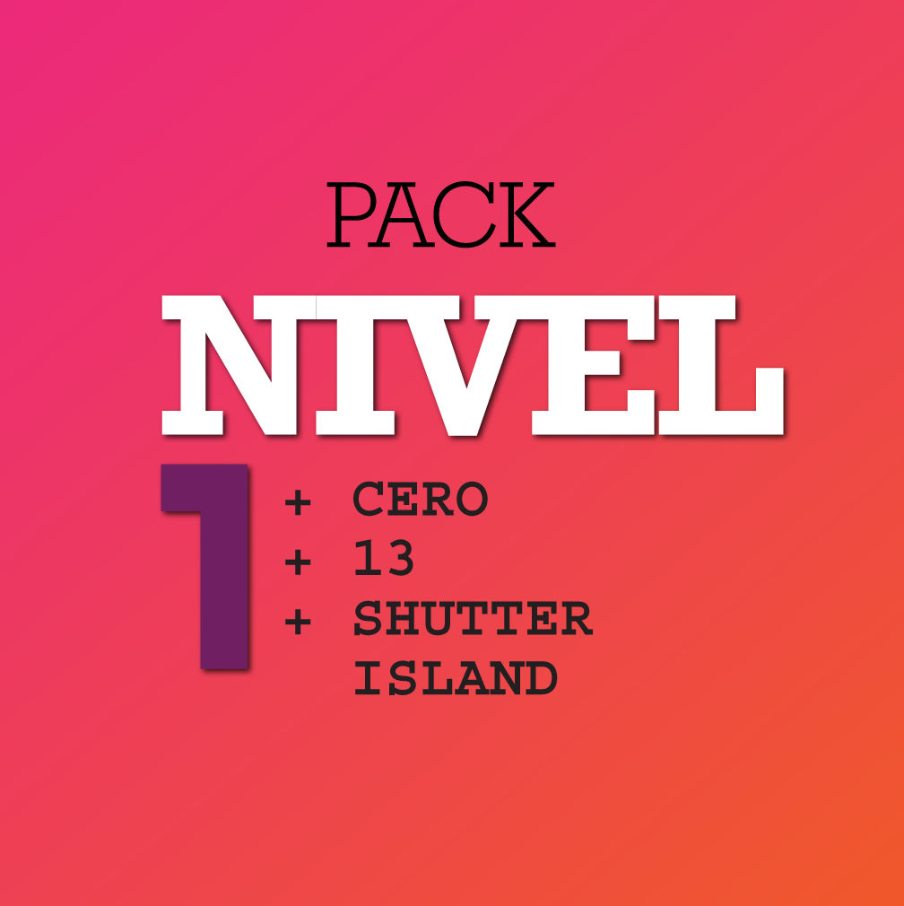 Pack Nivel 1 Completo - Módulos: Introducción, CERO, 13 y La Isla Siniestra